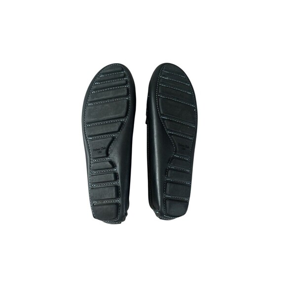 Driver Club USA Women’s Moccasins Size 5.5 Black Leather Slip-On Loafers - Picture 3 of 4